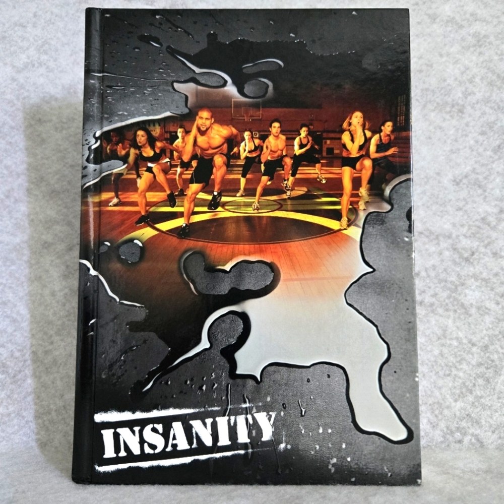 INSANITY Beachbody Shaun T Fitness Workout 10 DVDs Elite Nutrition Guide BOX SET